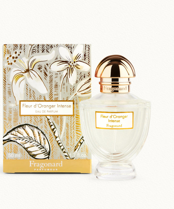 Fragrance bottle and packaging with 'Fragonard' branding on a white background
