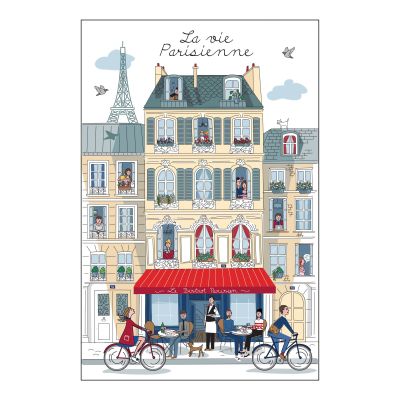 "Parisian Bistro" Tea Towel