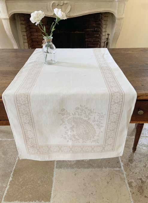 "France" Cotton Jacquard Runner