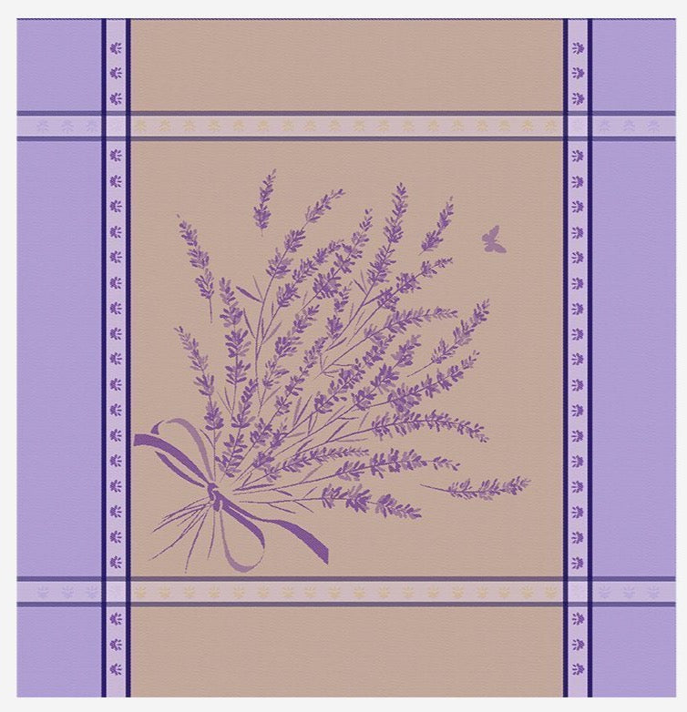 “Lavender Bouquet” Jacquard Napkin