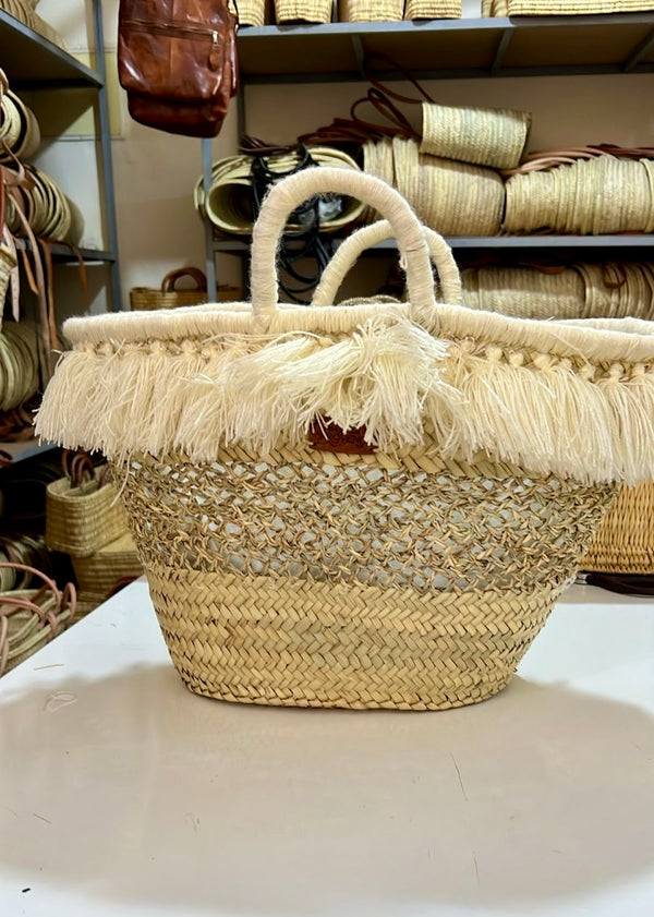Basket with Tassels