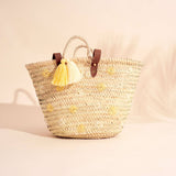Yellow Daisies French Basket