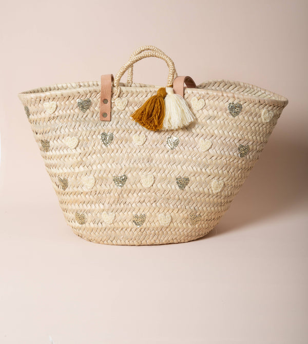 Woven Hearts basket