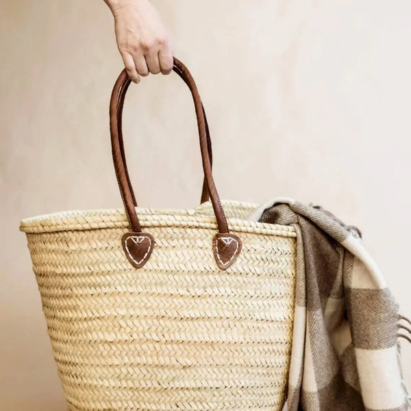 Long Handle French Market Basket