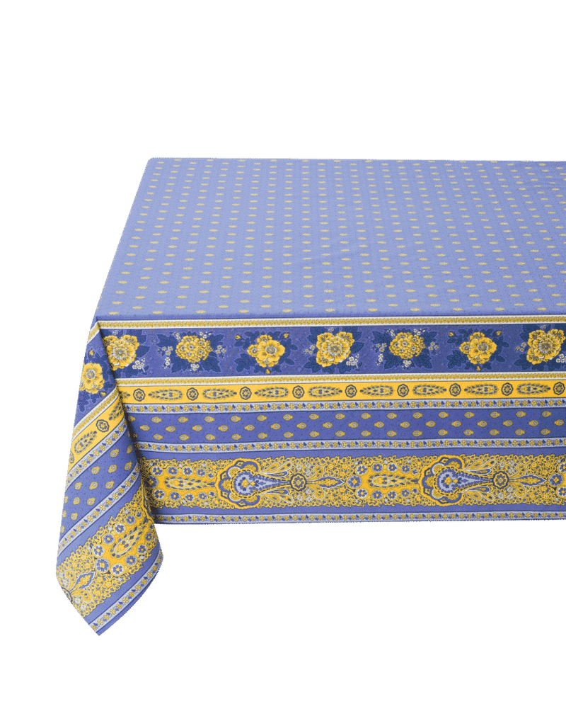 Rectangular "Bastide" Blue & Yellow Tablecloth