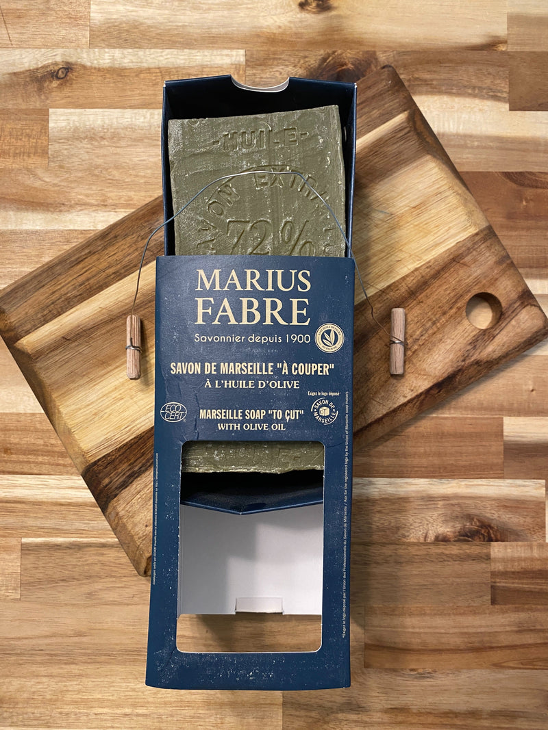 Block of Olive Oil Marseille Soap with Cutter