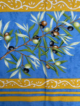 Rectangular "Clos des Oliviers" Blue Tablecloth