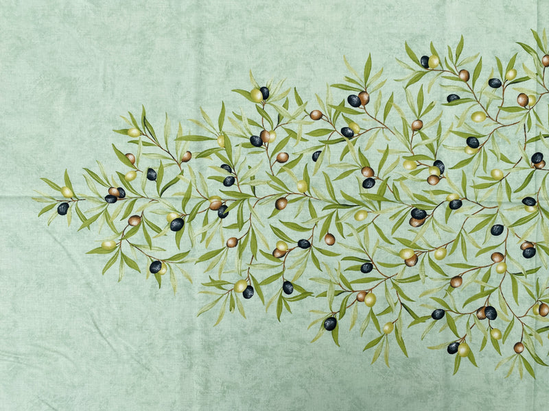 Rectangular "Clos des Oliviers" Green Tablecloth