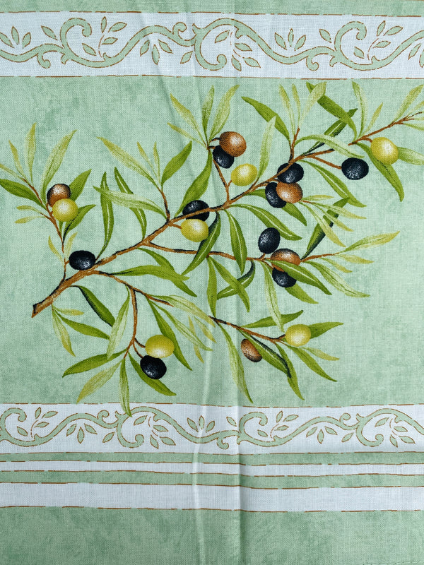 Rectangular "Clos des Oliviers" Green Tablecloth