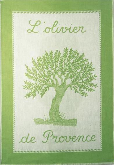 Coucke dishtowel Olive Tree Tea Towel/L'Olivier de Provence