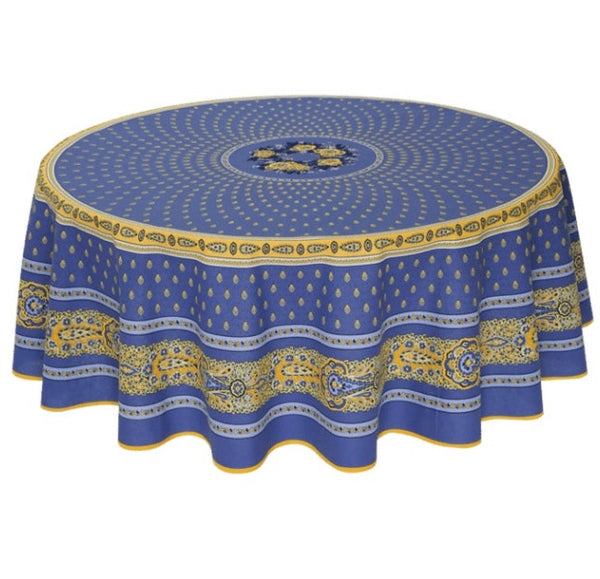Round "Bastide" Lavender Tablecloth