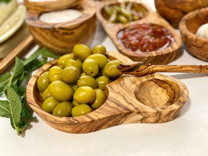 Natural OliveWood kitchen utensil Olive Wood Olive Picker